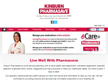 Tablet Screenshot of kinburnpharmasave.com